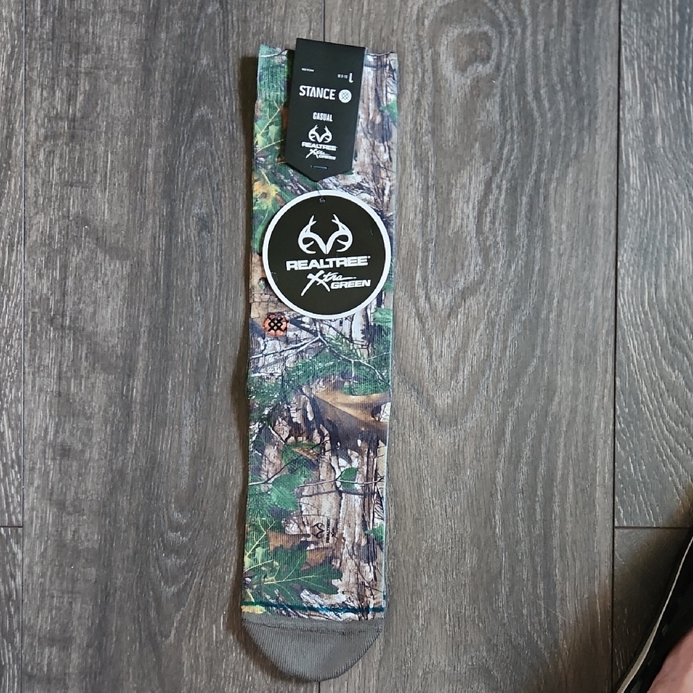 Stance Realtree Camo Socks with Green and Brown
